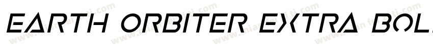 Earth Orbiter Extra Bold字体转换